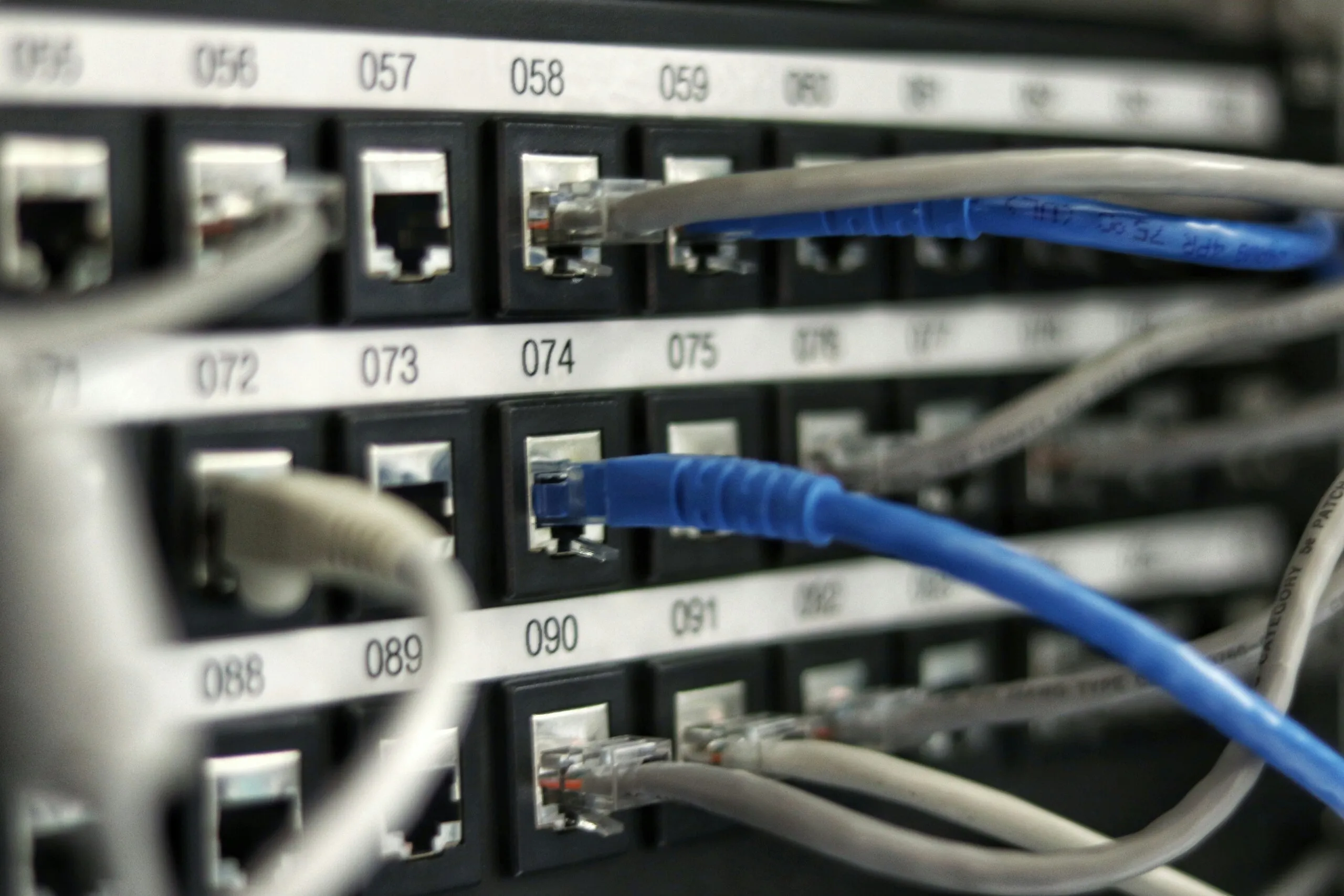 Network infrastructure as a symbol of the connections between cameras, alerts, tickets and external systems.